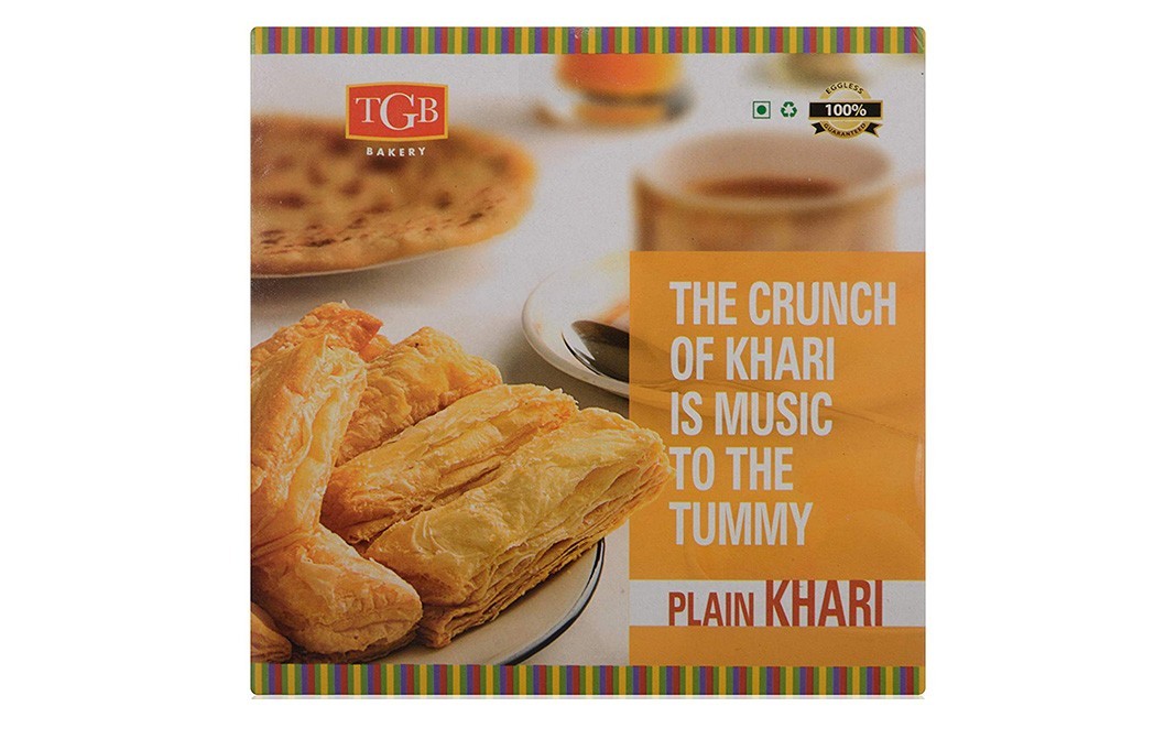 TGB Cafe 'n Bakery Plain Khari    Box  300 grams